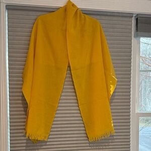 J.Crew Bright Yellow 100%wool Scarf